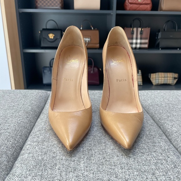 Christian Louboutin So Kate, Nude No2 Leather, EU38.5 (fits a US7.5 or US8) - Picture 3 of 7